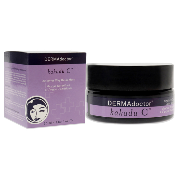 Kakadu C Amethyst Clay Detox Mask by DERMAdoctor for Women - 1.69 oz Mask - Picture 3 of 4